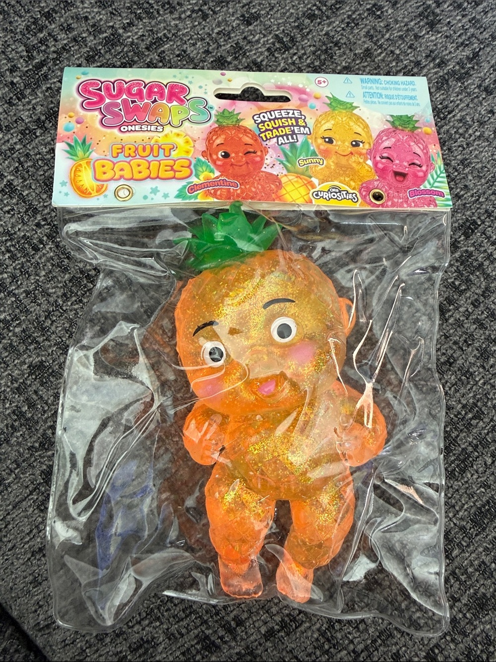 BNIB ORB Curiosities Sugar Swaps Onesies, Fruit Babies, Pineapple Clementine